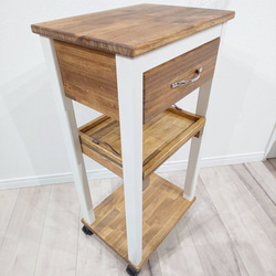 ハートのカントリーキッチンワゴン その他家具 putto 通販 525916