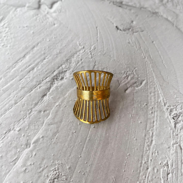 brass stripe ring 4枚目の画像