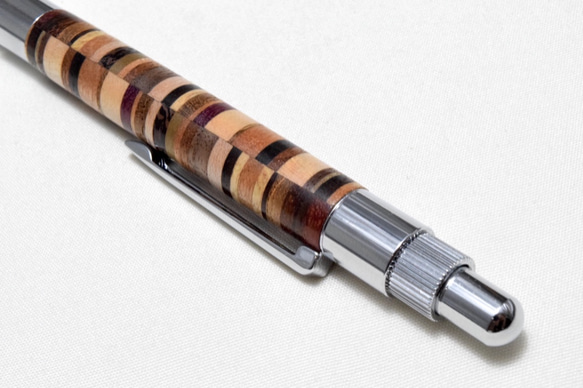 【寄木】手作り木製シャープペンシル 2.0mm芯 3枚目の画像