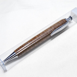 【寄木】手作り木製ボールペン クリッカブル パーカー替芯 5枚目の画像