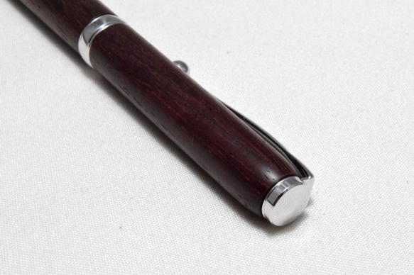 [重新上市] [紅木]手工木製圓珠筆超薄線條CROSS筆芯 第3張的照片
