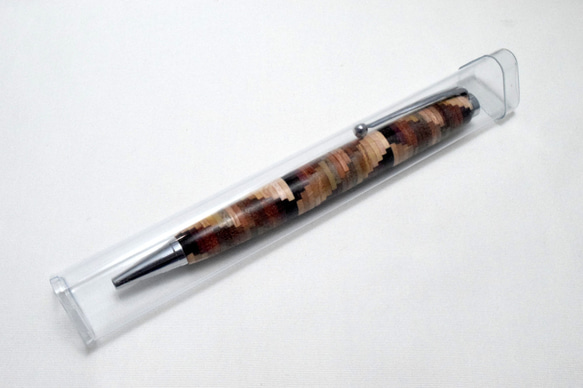 [平面]手工製作的木製圓珠筆超薄線交叉更換核心 第5張的照片