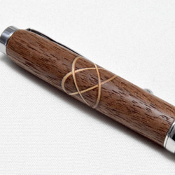【ケルトノット】手作り木製ボールペン スリムライン CROSS替芯 3枚目の画像