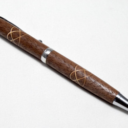 【ケルトノット】手作り木製ボールペン スリムライン CROSS替芯 4枚目の画像