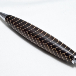 【極太】手作り木製ボールペン クリッカブル パーカー替芯 4枚目の画像