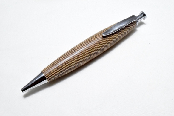 【極太】手作り木製ボールペン クリッカブル パーカー替芯 6枚目の画像