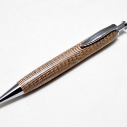 【寄木】手作り木製ボールペン クリッカブル パーカー替芯 6枚目の画像