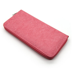 紙感女裝銀包/長夾 (櫻桃粉紅) Paper Wallet/ Purse (Cerise Pink) 第1張的照片