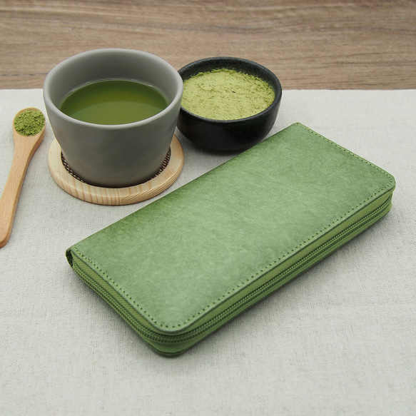 ペーパーウォレット/財布（抹茶グリーン） 長財布 Sannic Shop 通販 