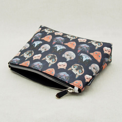 貓圖案PU化妝包/收納包 Cat Pattern PU Cosmetic Bag 第4張的照片