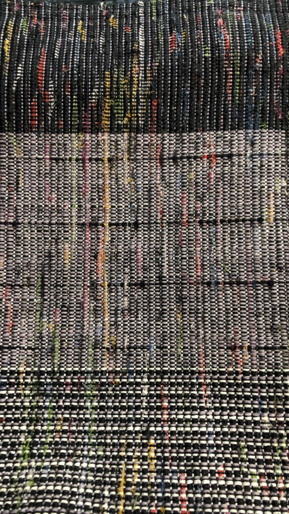 裂き織り　トートバッグ（～色のかくれんぼ～） 2枚目の画像