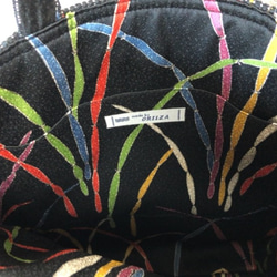 裂き織り　トートバッグ（～色のかくれんぼ～） 5枚目の画像