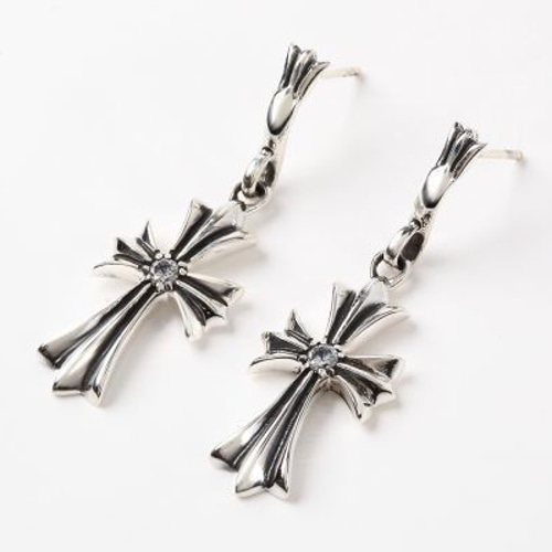 Brilliant. J】シルバー silver 925 ピアス ゴシック クロス プラス