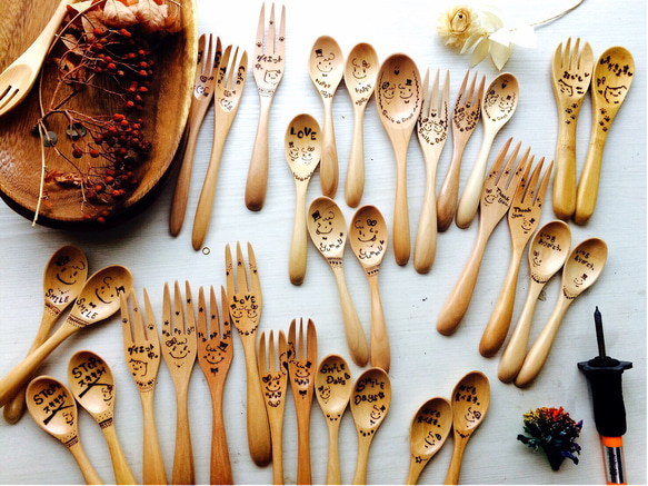 確認♡丸仕切りプレート♡スプーンフォーク♡オーダー受け付け 確認◡̈*.。3つ仕切り(小)♡スプーン♡オーダー受け付け