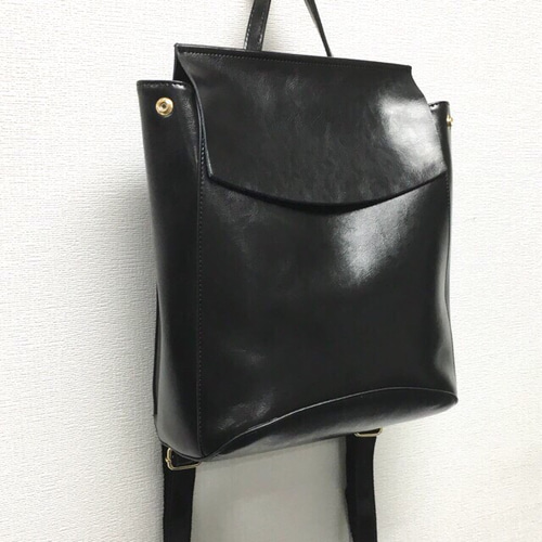 柔らかい上質な本革の大きめ3wayリュック&ショルダー リュック