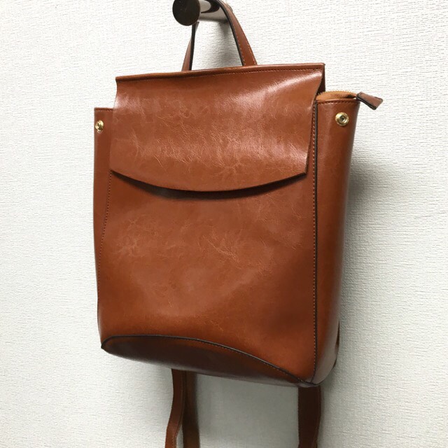 柔らかい上質な本革の大きめ3wayリュック&ショルダー