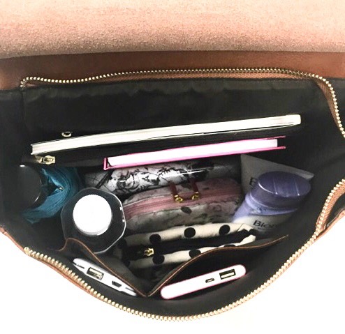 柔らかい上質な本革の大きめ3wayリュック&ショルダー