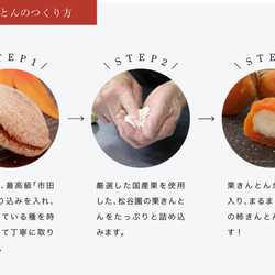 柿きんとん【6個入】 栗きんとん 干し柿 栗 手作り 岐阜 国産 和菓子 スイーツ ギフト おすすめ 4枚目の画像