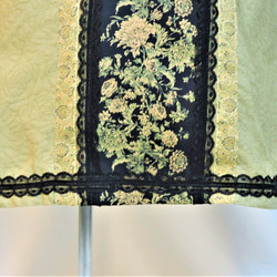 【一点物】Ａラインジャガード織りモチーフワンピース 6枚目の画像