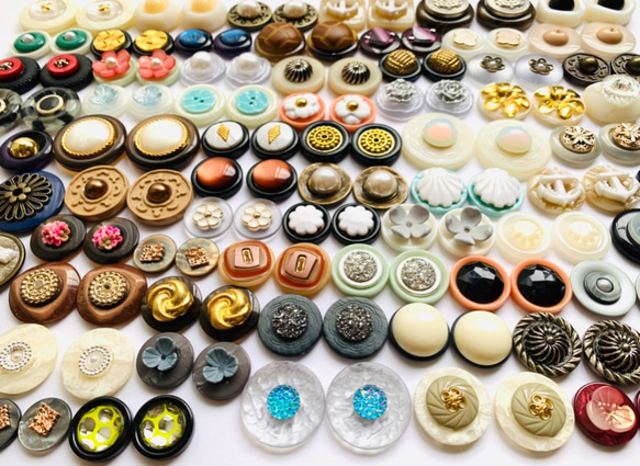 No.333 ボタンカボション デザイン色々 15ペア ピアス・イヤリング 