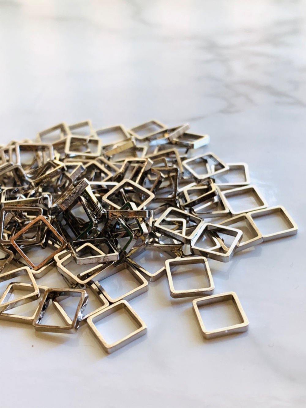 NO.230レジンパーツレジン道フラワーシルバー