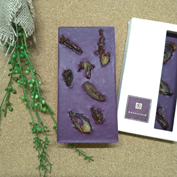 ハロウィン 紫芋＆デーツ（とろりとまろやかスイートポテト）（1枚15食分） 1枚目の画像
