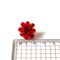 drops earrings (strawberry jam) 4枚目の画像