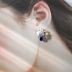 drops earrings〈冬の朝〉 5枚目の画像