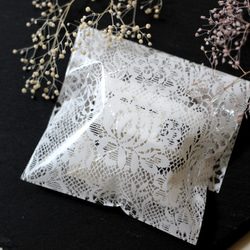 しずくをあつめたヘアゴム（clear） 4枚目の画像