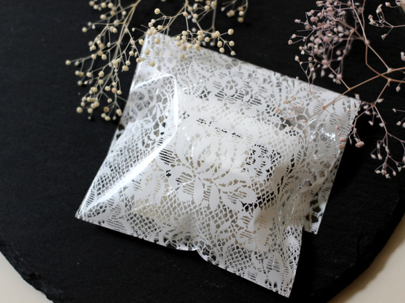 しずくをあつめたヘアゴム（clear） 4枚目の画像