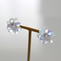 drops earrings (snow) 3枚目の画像