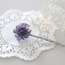 flower hairpin (violet) 1枚目の画像