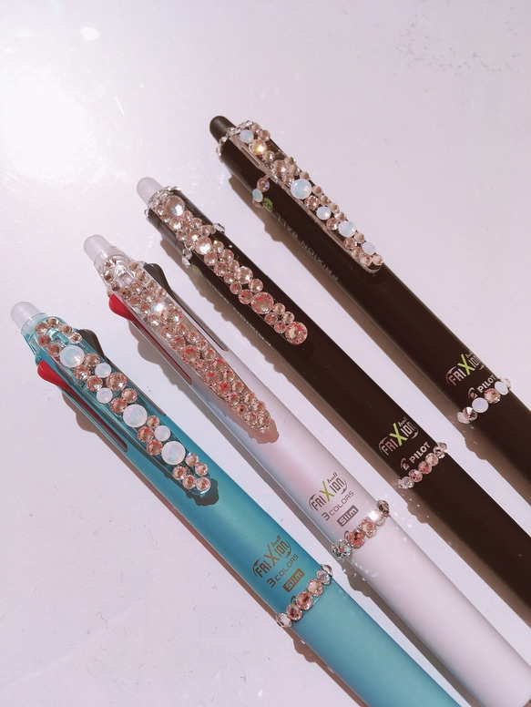 なんでも鑑定団よりも驚き！ スワロフスキー デコフリクション デコボールペン ペン・筆記 文房具・ステーショナリー