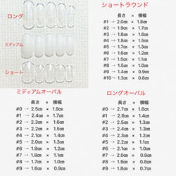 サイズ確認用チップ2種類+両面テープ1回分 3枚目の画像