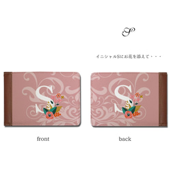 40枚入るカードケース【花のイニシャル】東京アンティーク 9枚目の画像