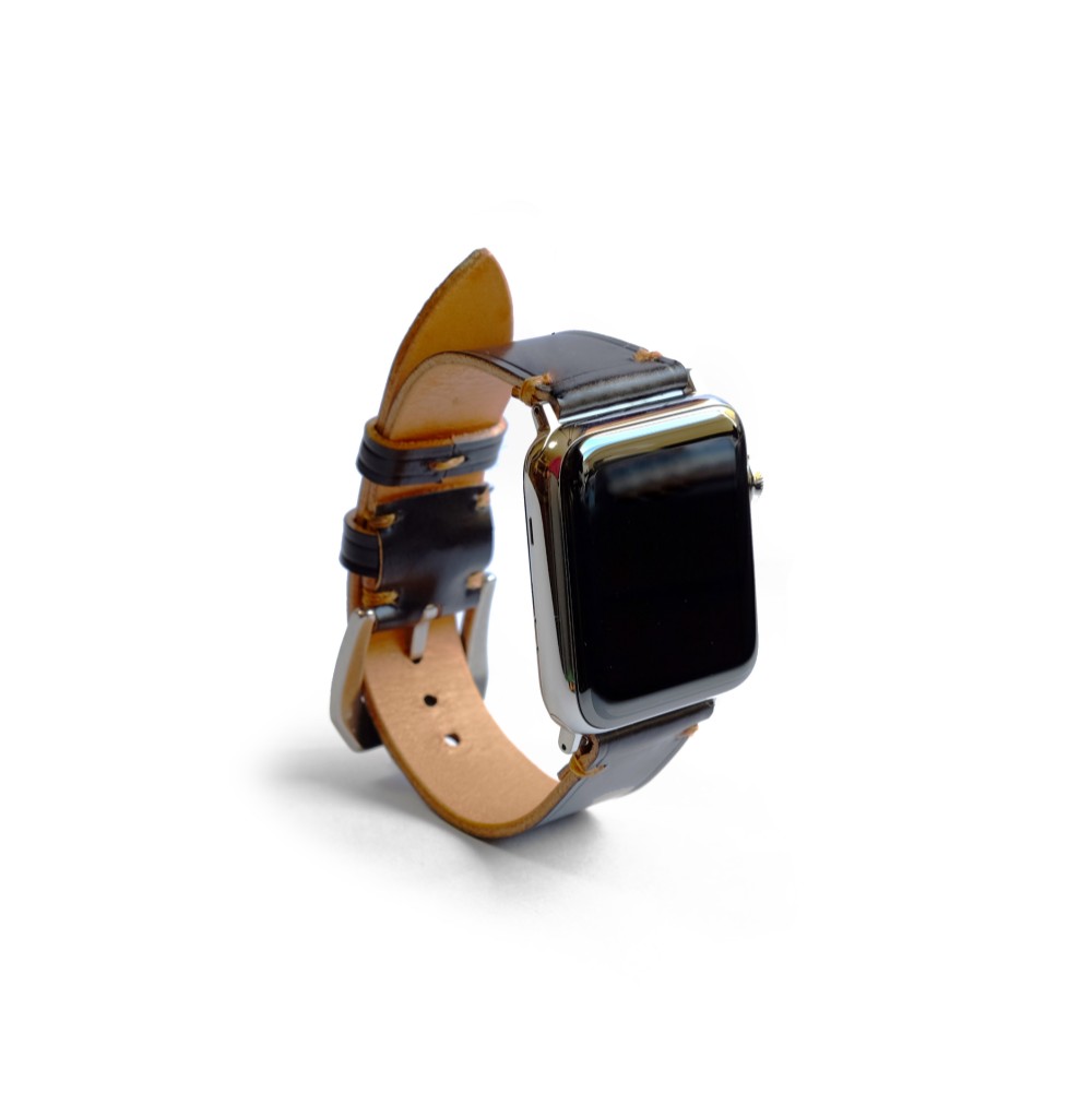 ブライドルレザー　アップルウォッチ専用レザーストラップ　【38㎜/40㎜】【42㎜/44㎜】　ロイヤルブラウン