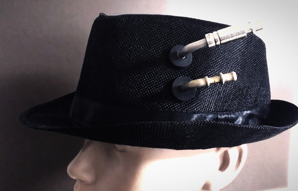 スチームパンク ハット  メンズ帽子 レディース 帽子 個性的 ゴシック 2枚目の画像