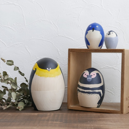 選べるペンギンのマトリョーシカ その他インテリア雑貨 mimi works