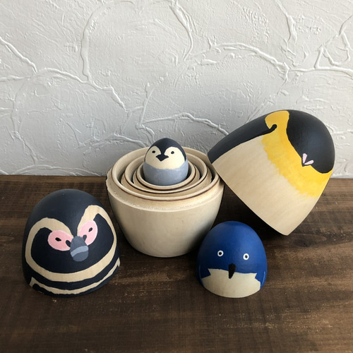 選べるペンギンのマトリョーシカ その他インテリア雑貨 mimi works