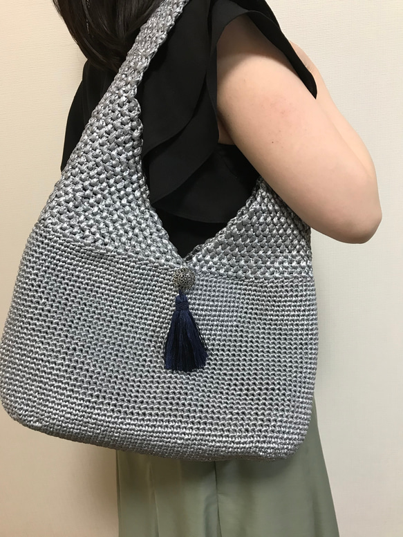 受注製作》スズランテープのショルダーバッグLL size ショルダー