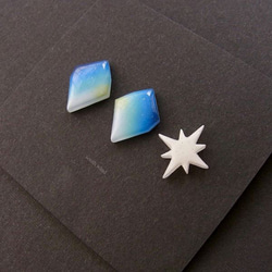 【天空星(Blue)】と輝星 イヤーカフ 2枚目の画像