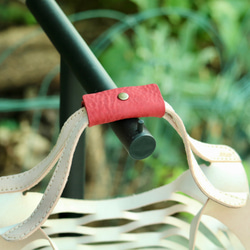 您可以選擇手柄的顏色！皮革外賣袋 第7張的照片