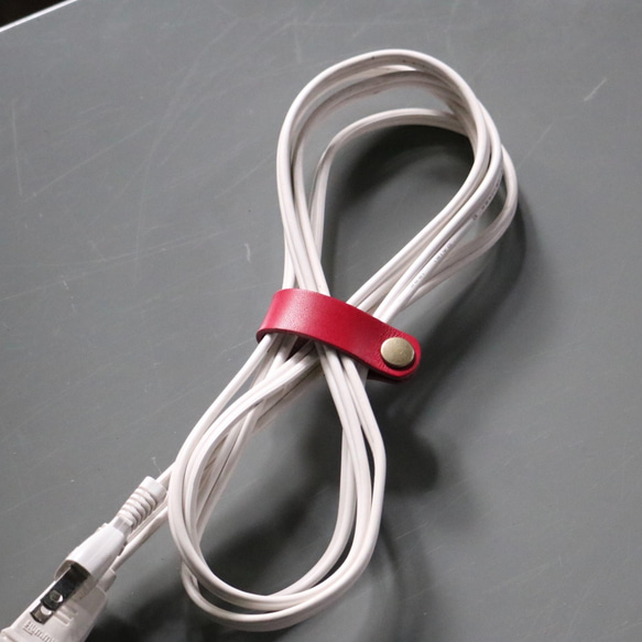 簡易且不會遺失的線夾（大號）<刻有姓名首字母> 第3張的照片