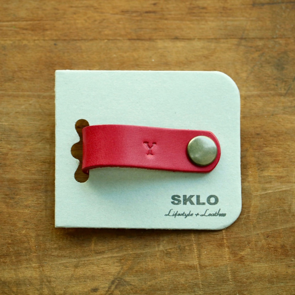 簡易且不會遺失的線夾（大號）<刻有姓名首字母> 第5張的照片