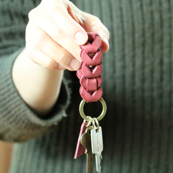 它真可愛！聯名鑰匙扣<帶初始雕刻> 第6張的照片