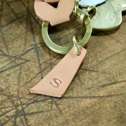 它真可愛！聯名鑰匙扣<帶初始雕刻> 第9張的照片