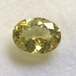 イエローサファイア ルース 0.967ct スリランカ産 日独ソーティング  