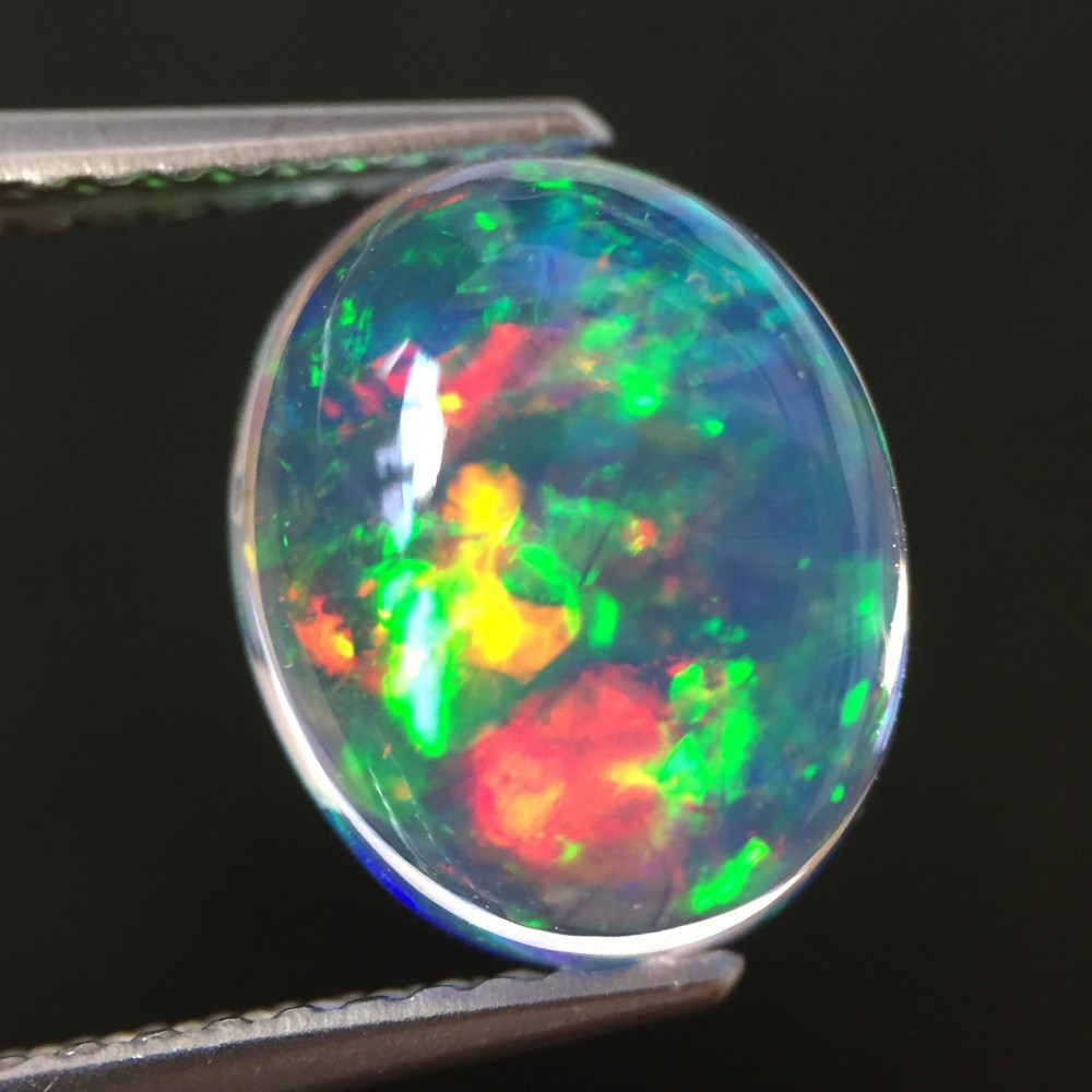 自慢の逸品 ウォーターオパール ルース 2.879ct 彩り遊色が