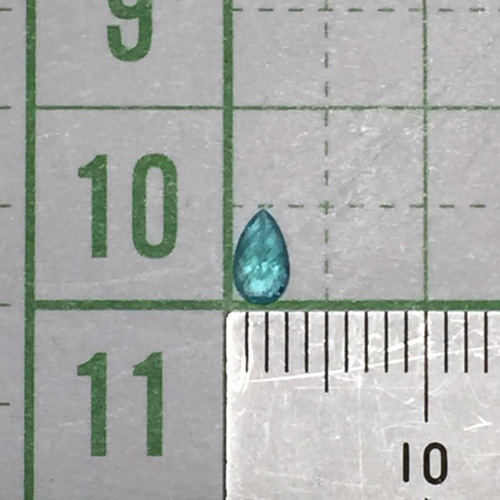 パライバトルマリン ルース 0.161ct 日宝協ソーティング付き 天然石 