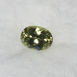 良品 マリガーネット ルース 1.520ct  映える黄緑が美しいソーティング付き 2枚目の画像